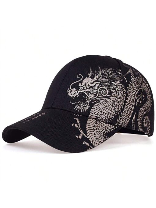 SHEIN 1pc Men's Baseball Cap (Black)
