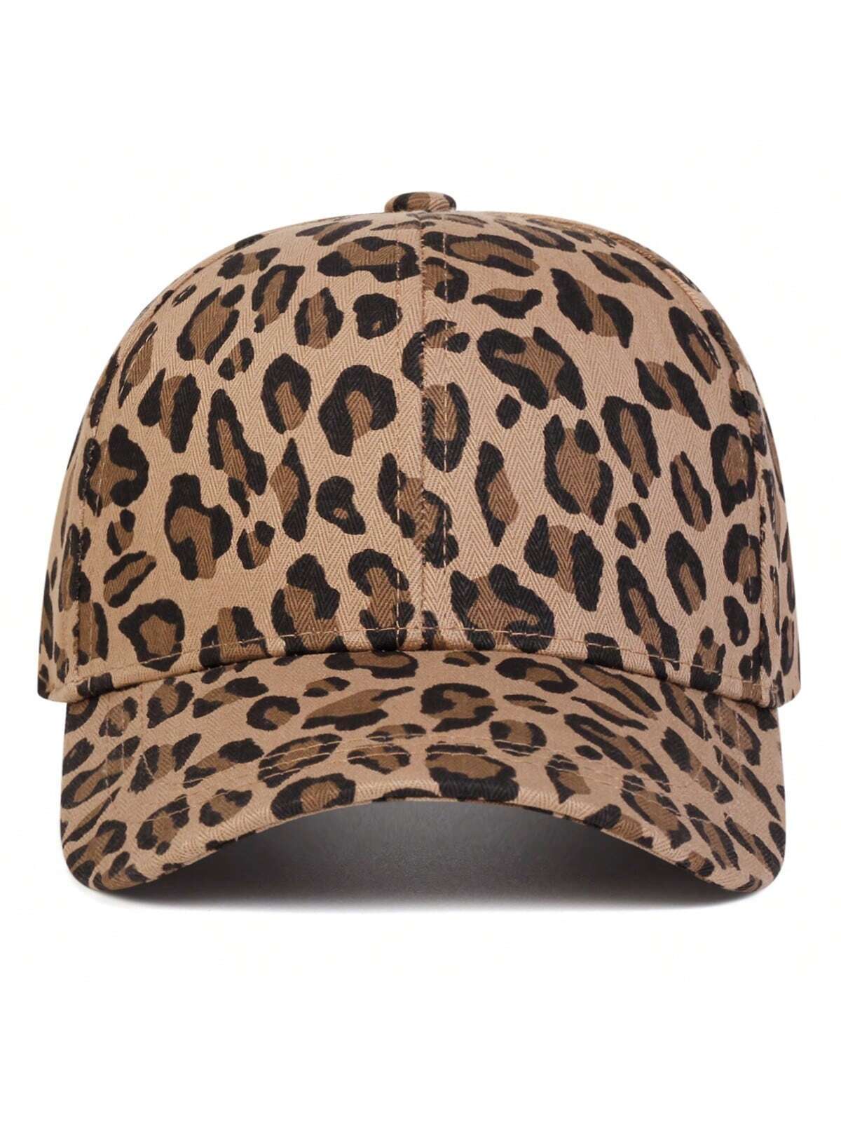 SHEIN 1pc Women Leopard Print Baseball Cap - الصورة 3