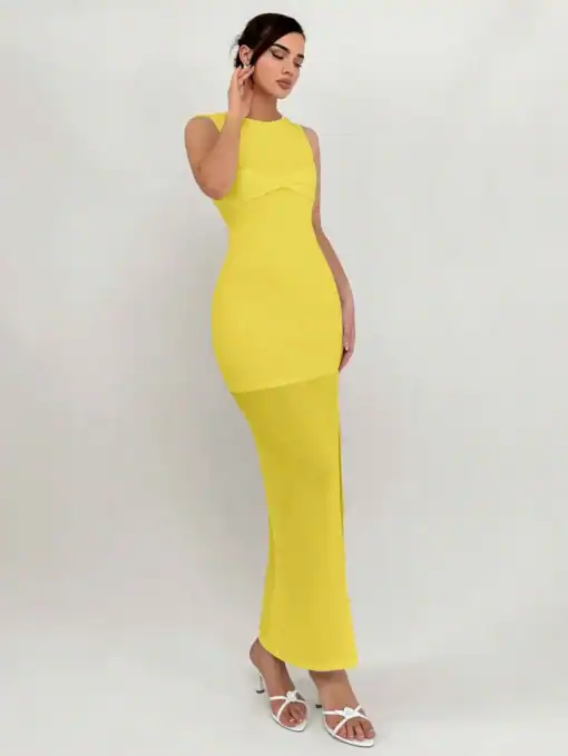 SHEIN Simple And Elegant White Ball Gown