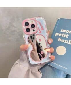 SHEIN Dog A Puppy Women Mirror Phone Case