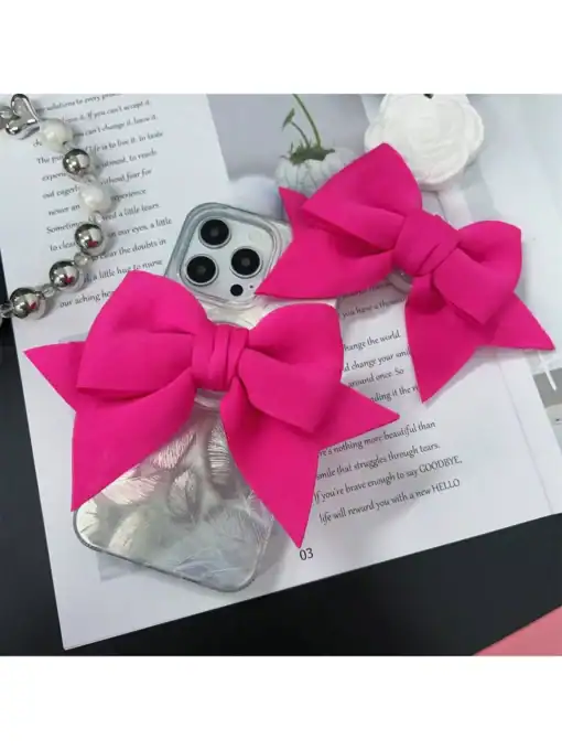 SHEIN Ins Rose Bow Mobile Phone Holder Desktop