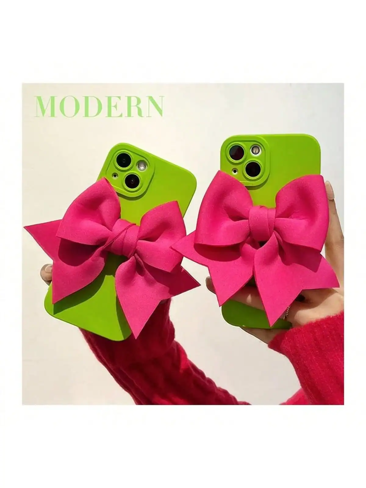 SHEIN Ins Rose Bow Mobile Phone Holder Desktop - الصورة 7