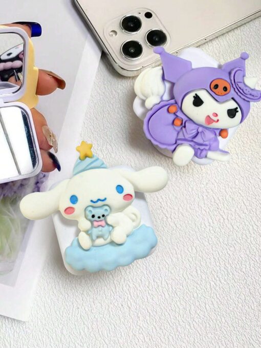 SHEIN 1Pc Hello Kittys My Melodys Creative Mobile Stand (Purple)