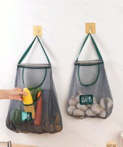 SHEIN 1pc Single/Double Layer Kitchen Food & Produce Hanging Storage Net Bag