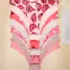 SHEIN Sexy & Comfortable Floral Print Seamless Panty Sets