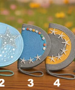 Half moon clutch