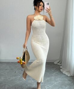SHEIN Chiquease Crocheted Summer Dress