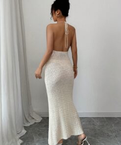 SHEIN Chiquease Crocheted Summer Dress