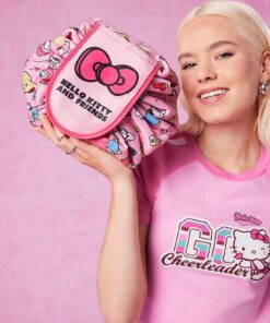 SHEIN HELLO KITTY AND FRIENDS SHEIN Cute Cartoon And Letter Printed Pink