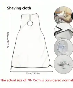 SHEIN 1PC 60CM Hair Cutting Shaving Apron Waterproof
