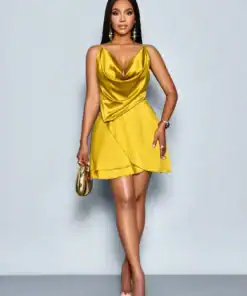 SHEIN SOLERSUN Elegant And Sexy Summer Outfits Mini Dress