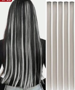 SHEIN 5 PCS Clip In Hair Extensions 20 Inch