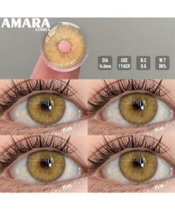 AMARA Colored Pupils For Eyes Natural Blue Eye Contact Lenses