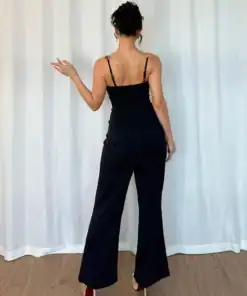 SHEIN Islaluna Lace Trim Elegant & Romantic Women's Jumpsuit