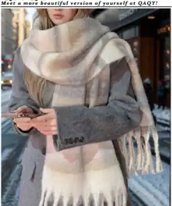 SHEIN Cute & Fashionable Cartoon Maillard High-Quality Ambient Scarf