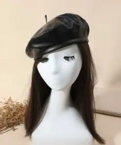 SHEIN Minimalist Solid Beret Vintage Casual