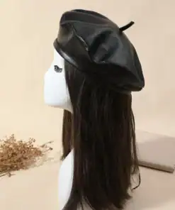 SHEIN Minimalist Solid Beret Vintage Casual