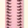 SHEIN 7 Pairs Of Criss-Cross Curled False Eyelashes