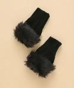 SHEIN Fingerless Knit Gloves Halloween