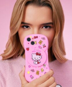 SHEIN HELLO KITTY AND FRIENDS Phone Case Pink