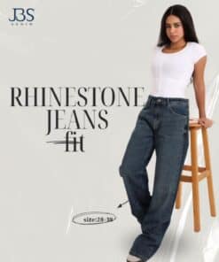 Rhinestone Jeans Fit