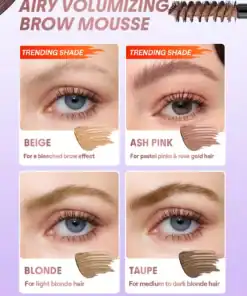 SHEGLAM Airy Tinted Volumizing Brow Mousse-Espresso