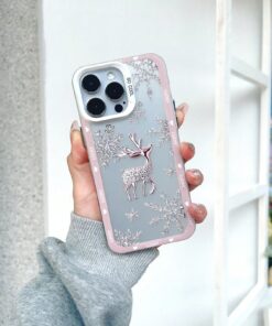 SHEIN Creative Snowflake Fawn Case