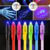 30pcs Random Color Glow Invisible Fluorescent Marker Pens, Mysterious Message Magic Pens