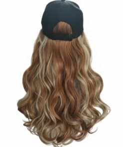 SHEIN Baseball Cap Wig Natural Wave Hair Extensions
