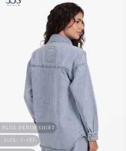 Alternative view of Blue denim shirt