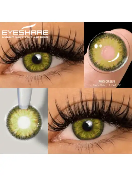 SHEIN EYESHARE Green Colored Contact Lenses