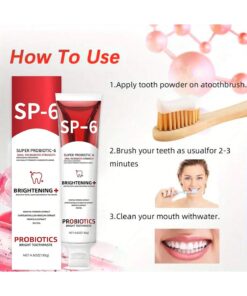 Probiotic Toothpaste, Effective Teeth Whitening, Protect Enamel, Remove Stains