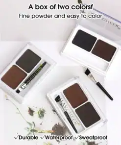 Alternative view of SHEIN Waterproof Eyebrow Powder & Brush