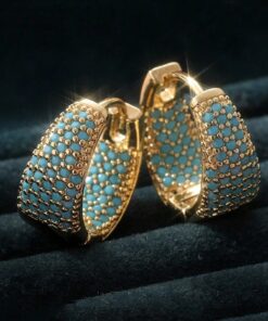 SHEIN Boho Style Elegant Thick Creole Earrings