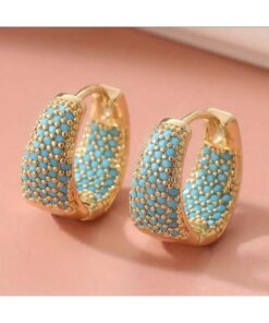 SHEIN Boho Style Elegant Thick Creole Earrings